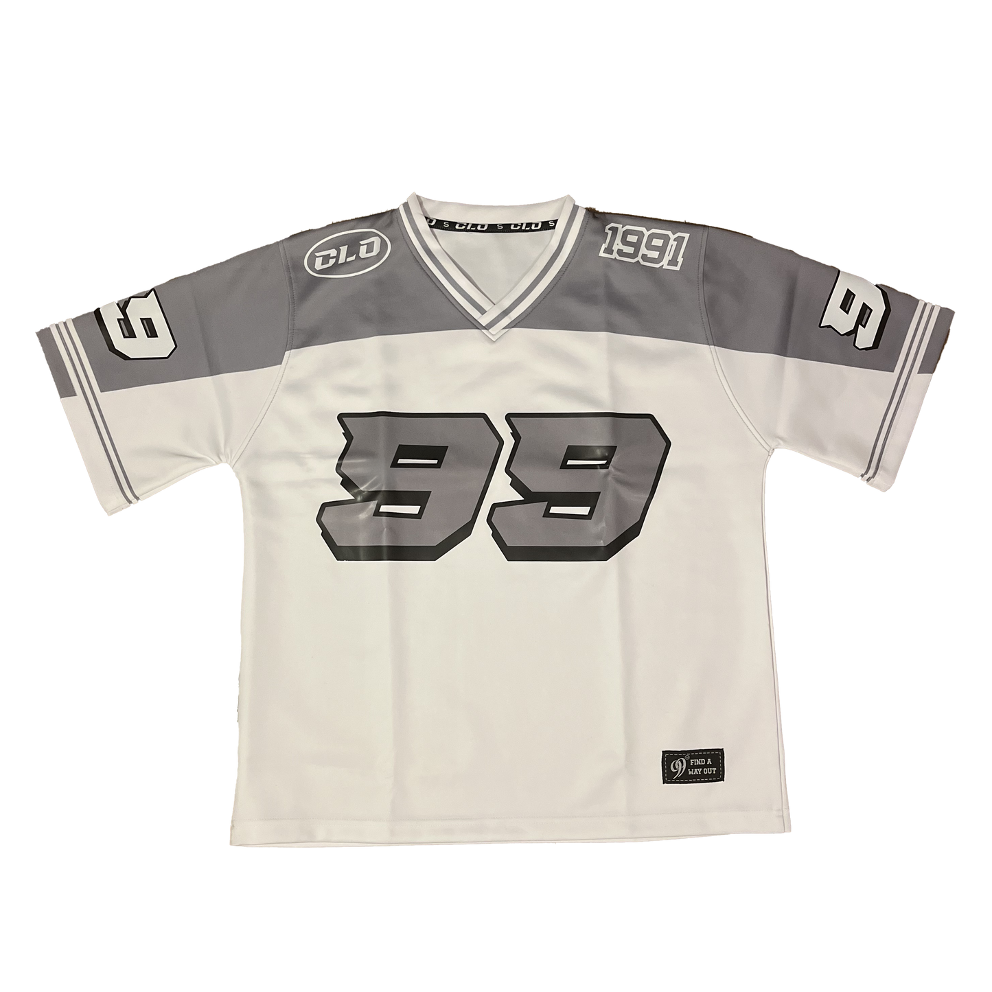 99 Jersey Grey/White